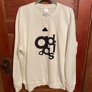 Adidas Cream Sweat Shirt